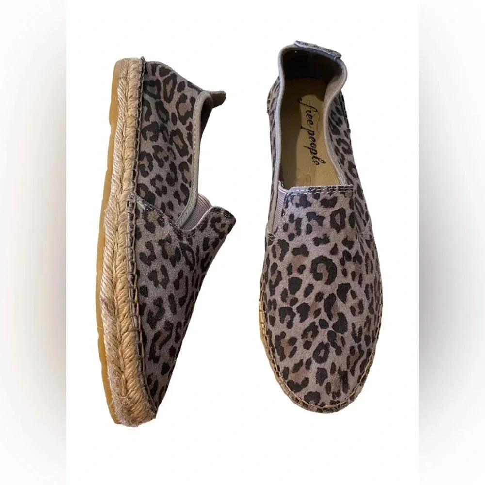 Free People Freeway Espadrille Slip On Flats Shoes